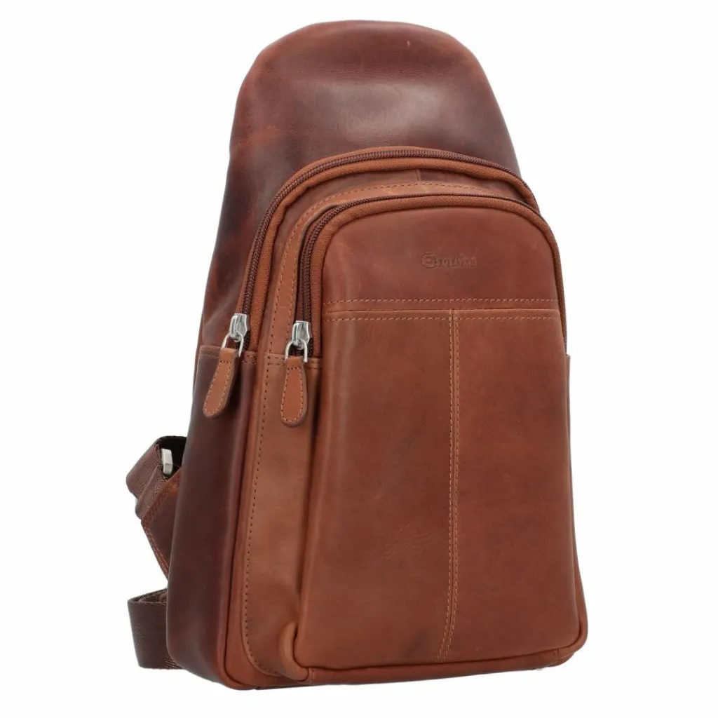 Esquire Umhängetaschen<Dallas Umhängetasche Leder 20 cm braun