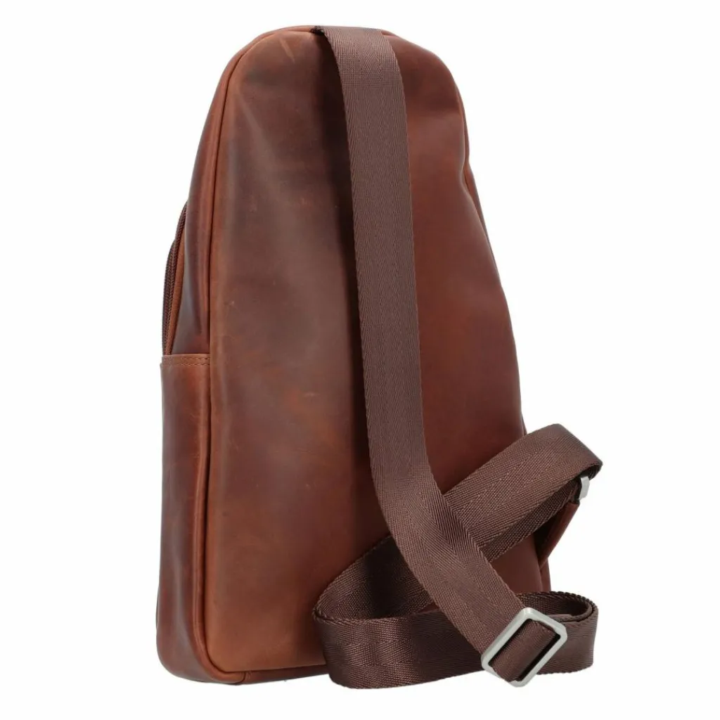 Esquire Umhängetaschen<Dallas Umhängetasche Leder 20 cm braun