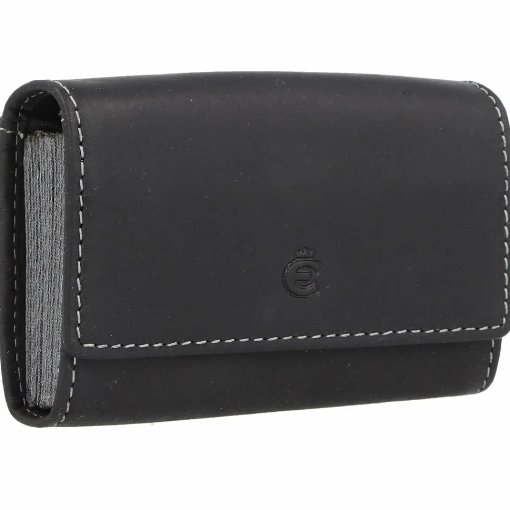 Esquire Visitenkartenetuis<Dallas Visitenkartenetui Leder 10.5 cm schwarz