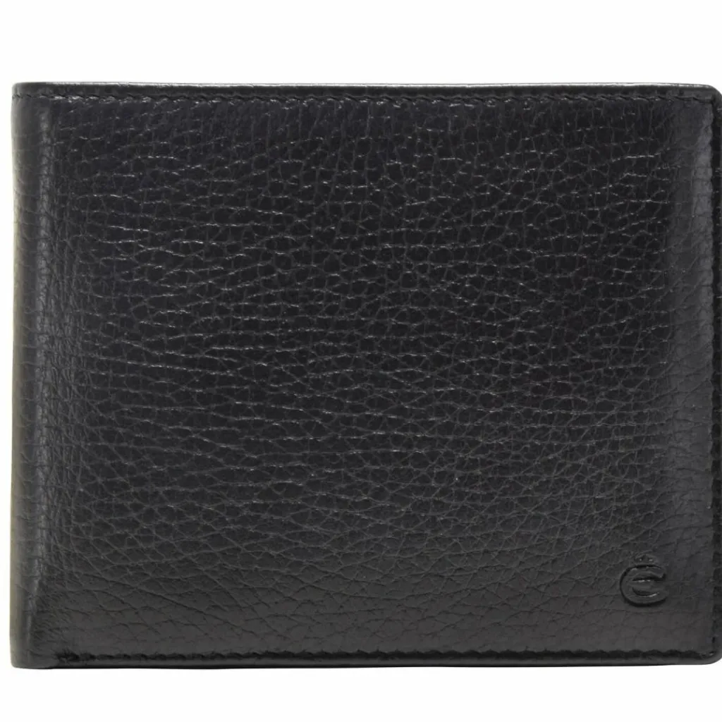 Hot Esquire Deer Geldbörse I Leder 12 cm schwarz