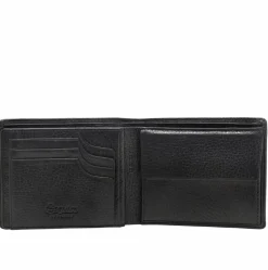 Hot Esquire Deer Geldbörse I Leder 12 cm schwarz