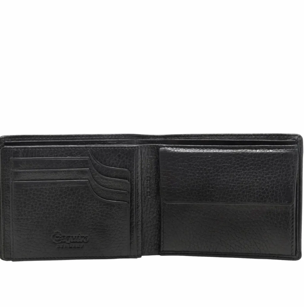 Hot Esquire Deer Geldbörse I Leder 12 cm schwarz