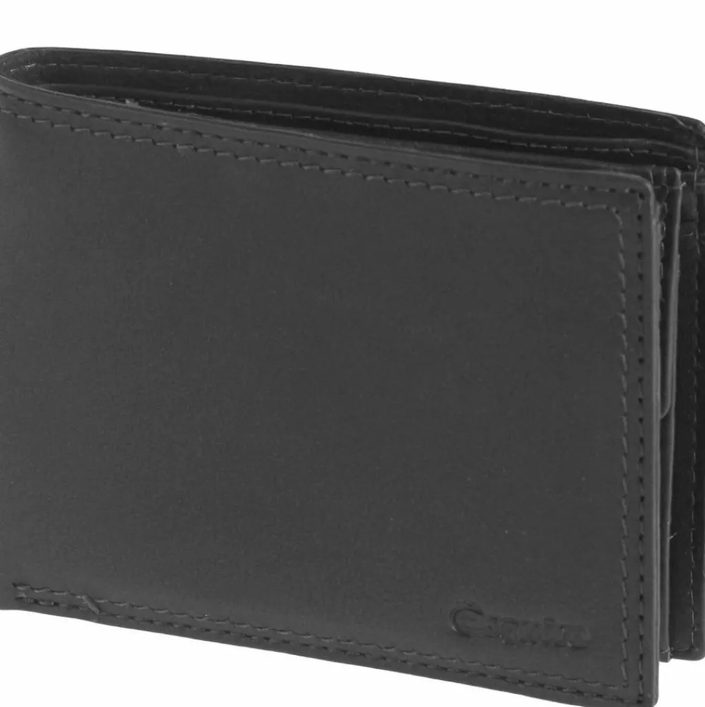 Esquire Herrengeldbörsen Querformat<Duo Geldbörse Leder 12 cm black