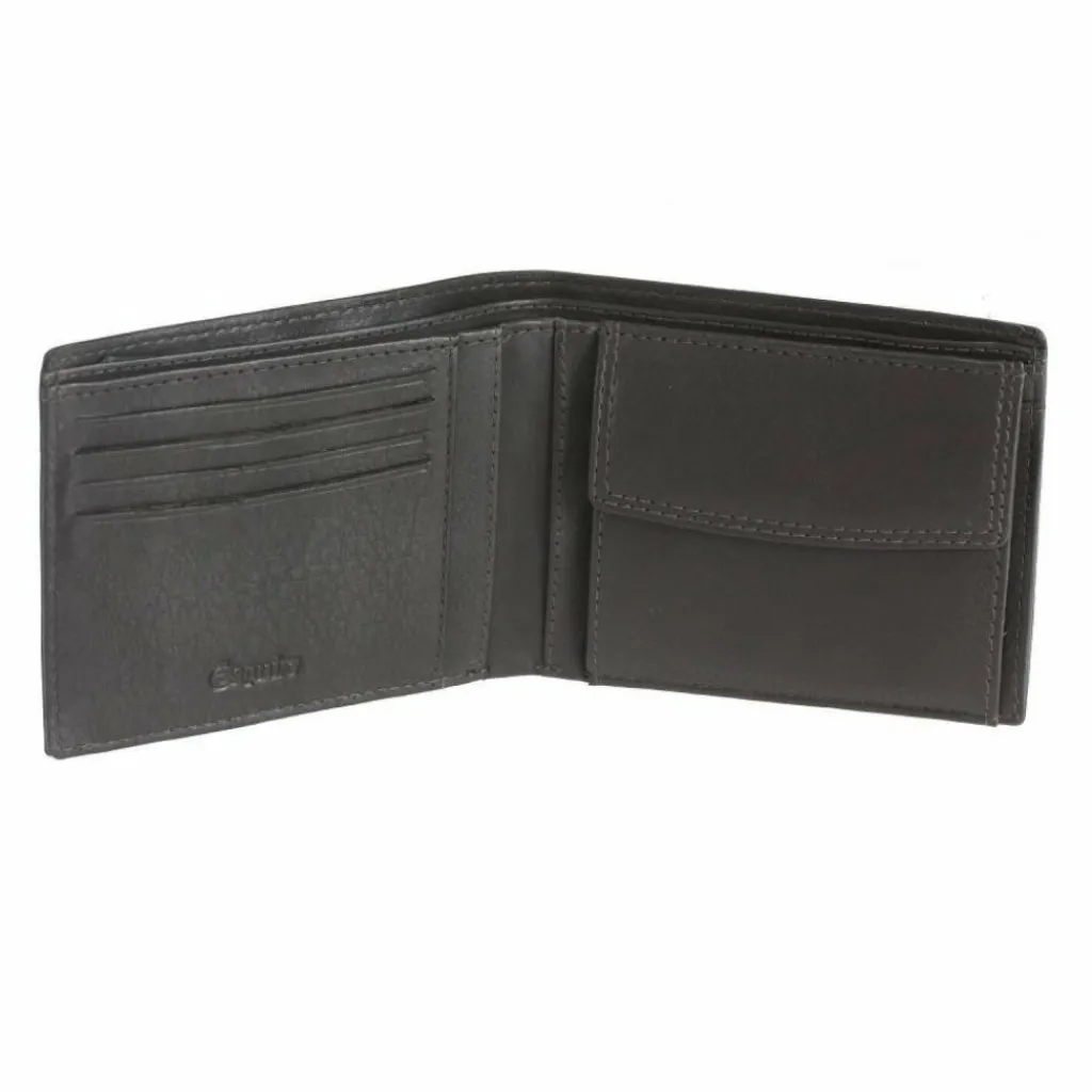 Esquire Herrengeldbörsen Querformat<Duo Geldbörse Leder 12 cm black