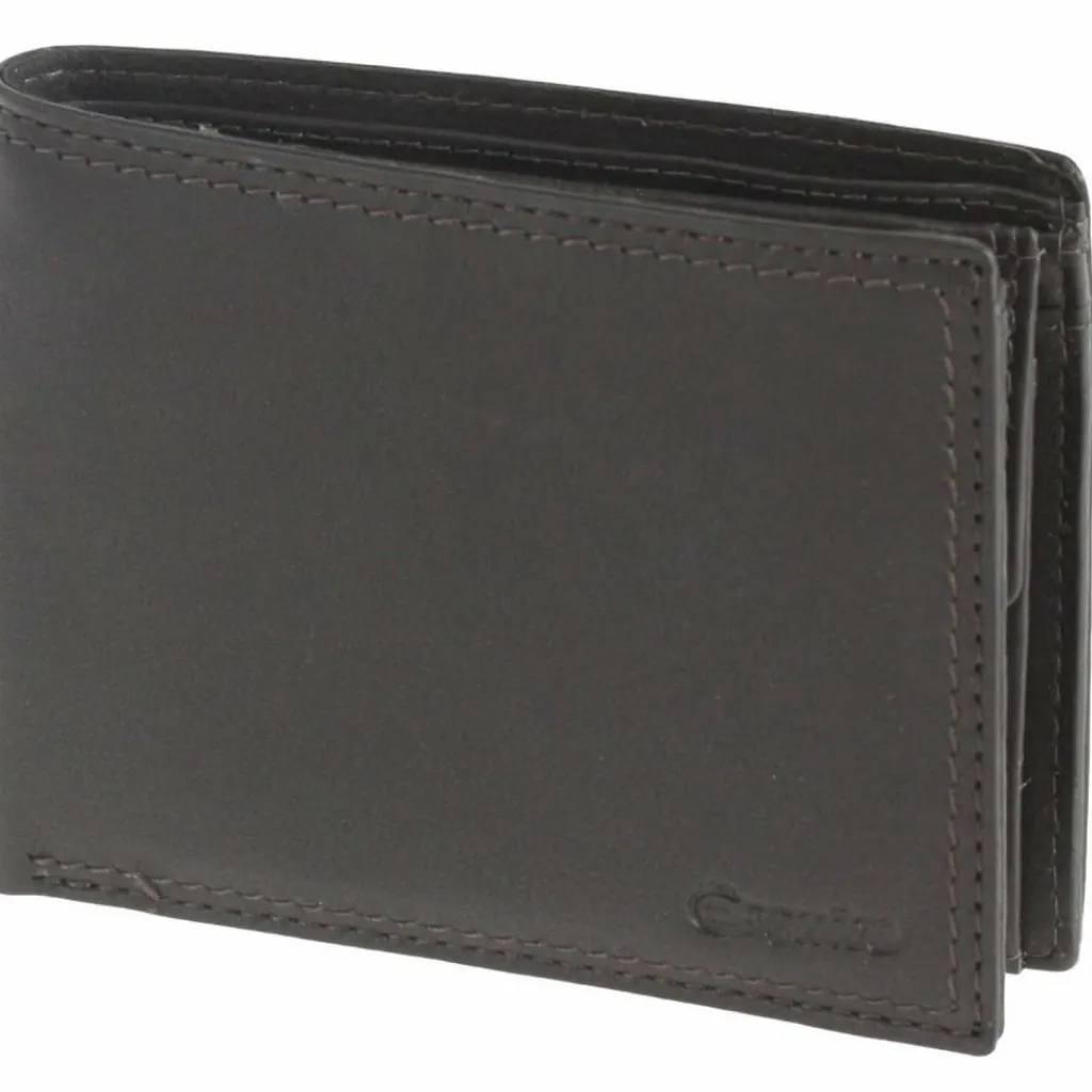 Esquire Herrengeldbörsen Querformat<Duo Geldbörse Leder 12 cm brown