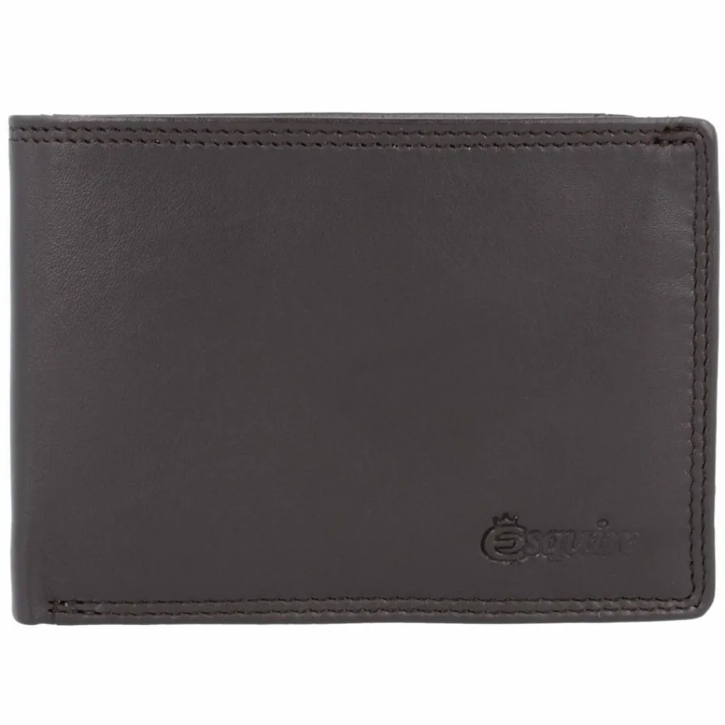 Esquire Herrengeldbörsen Querformat<Duo Geldbörse Leder 11 cm braun