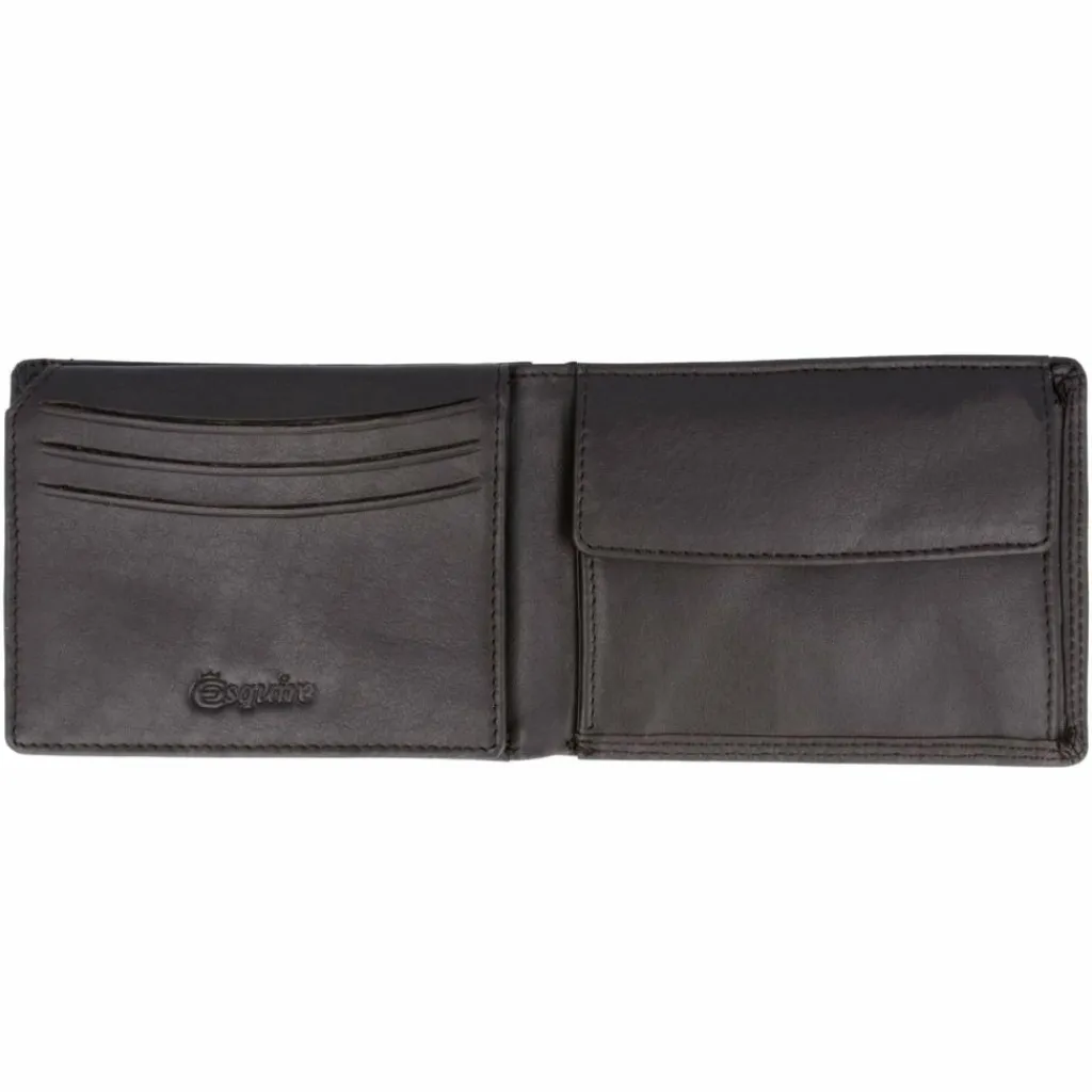 Esquire Herrengeldbörsen Querformat<Duo Geldbörse Leder 11 cm braun
