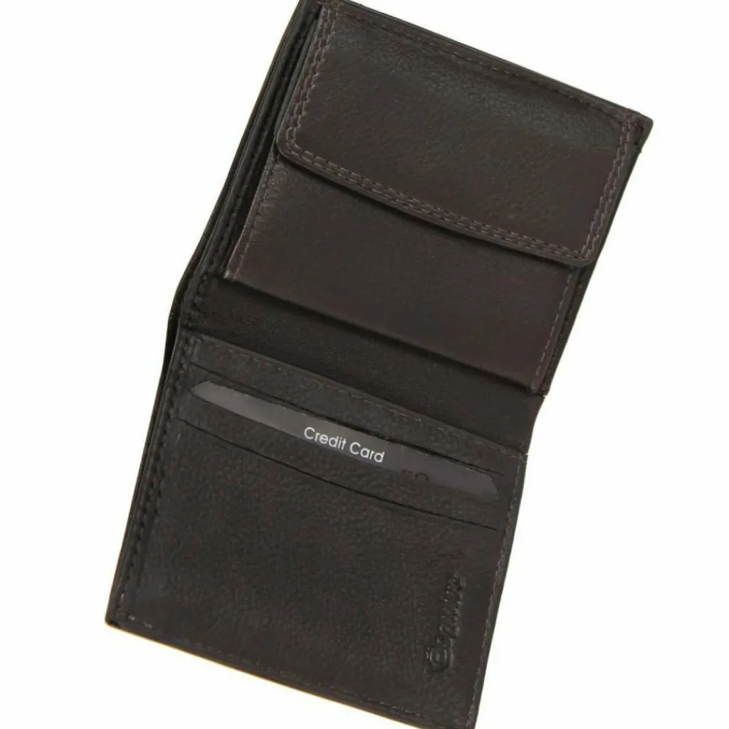 Esquire Herrengeldbörsen Hochformat<Duo Geldbörse Leder 8,5 cm black
