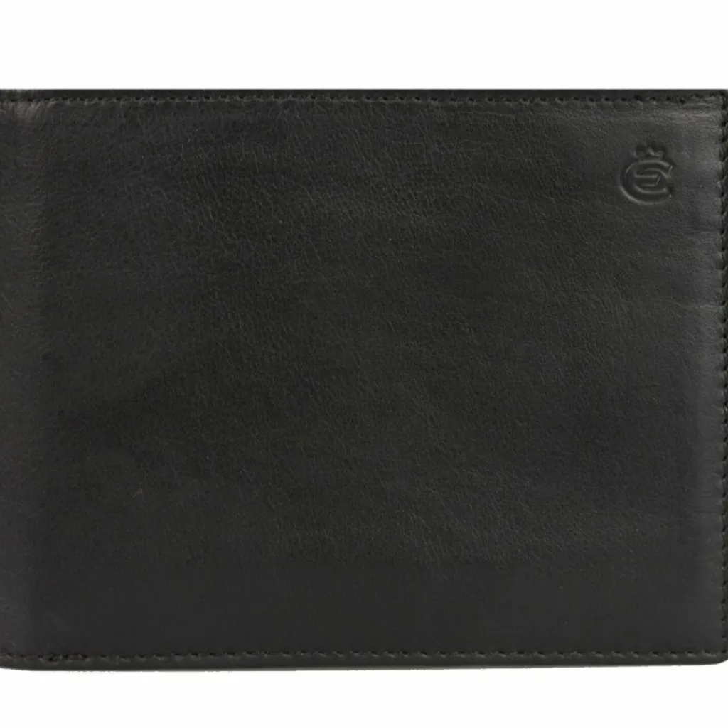 Esquire Herrengeldbörsen Querformat<Eco Geldbörse I Leder 12 cm black