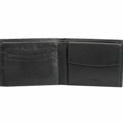 Online Esquire Eco Geldbörse III Leder 12 cm schwarz