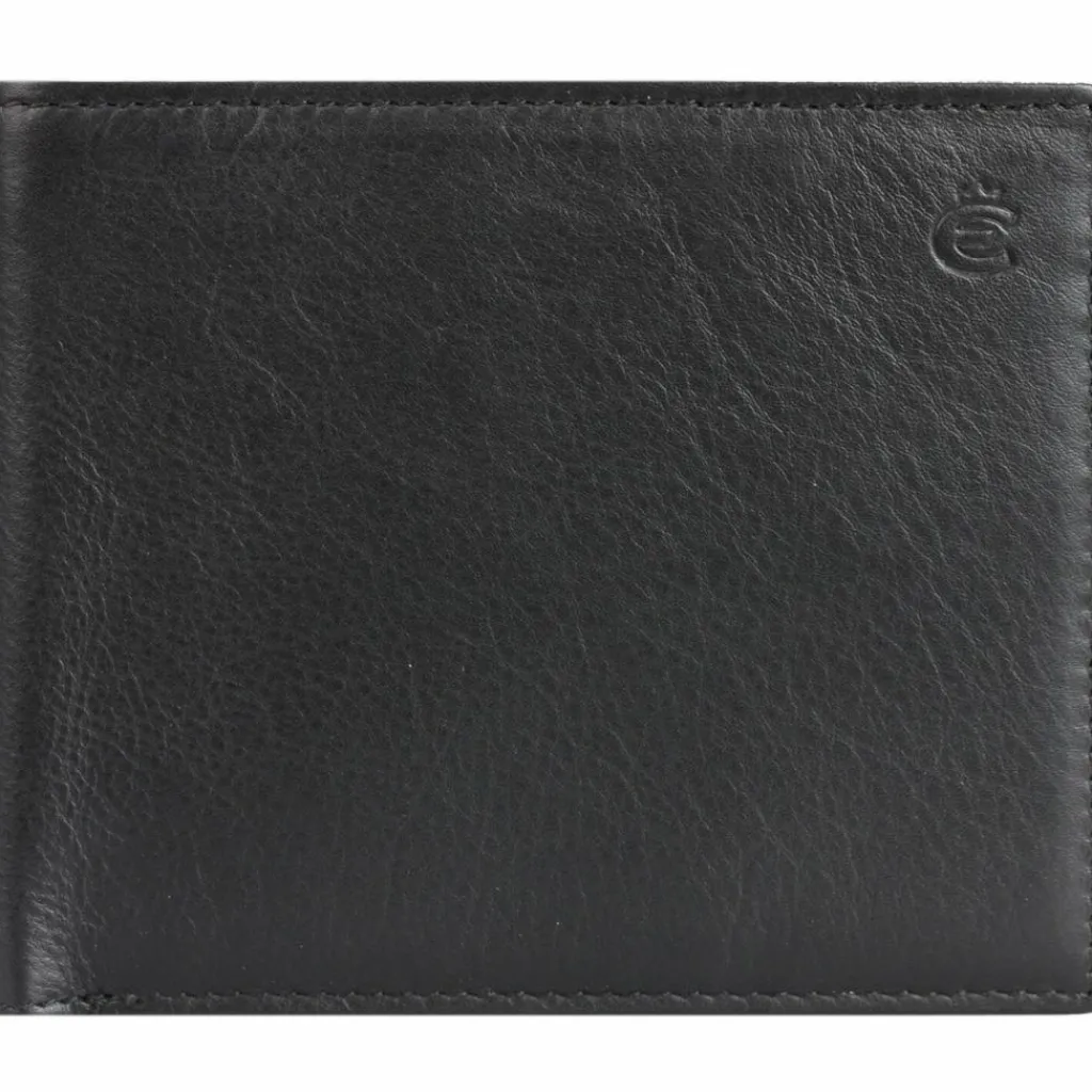 Esquire Herrengeldbörsen Querformat<Eco Geldbörse Leder 11 cm black