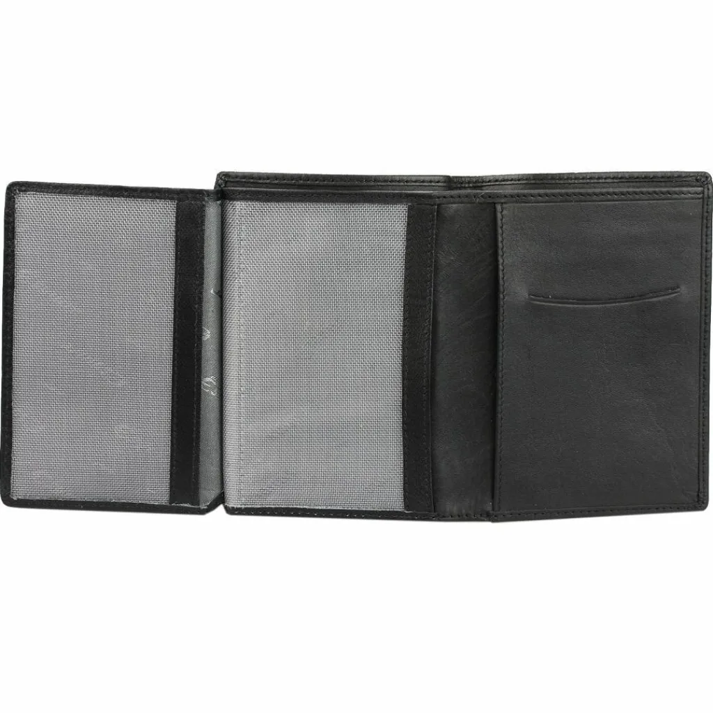 Hot Esquire Eco Visitenkartenetui Leder 9 cm schwarz