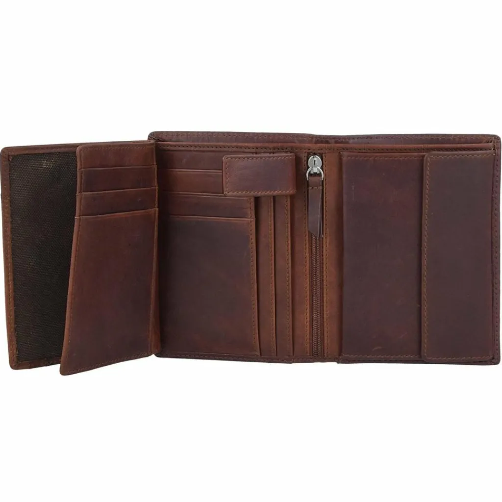 Best Esquire Dallas Geldbörse Leder 9,5 cm braun