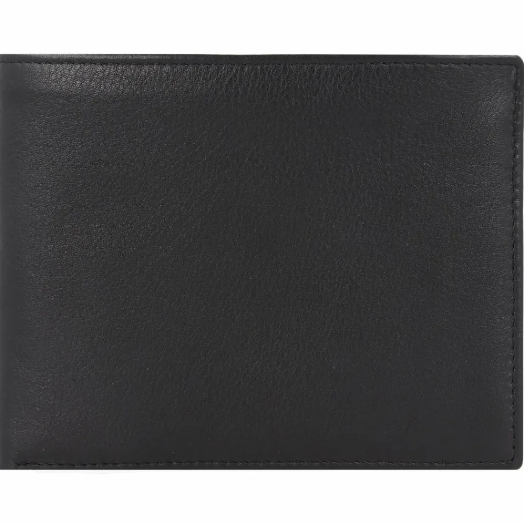 Best Esquire Frankfurt Geldbörse RFID Schutz Leder 12.5 cm schwarz