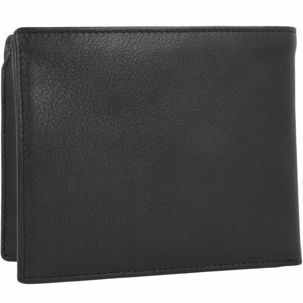 Best Esquire Frankfurt Geldbörse RFID Schutz Leder 12.5 cm schwarz