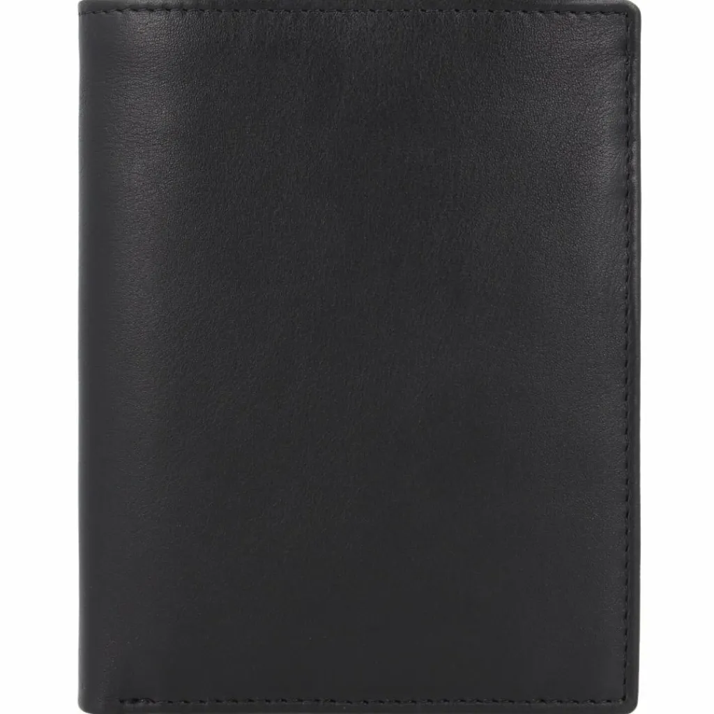 Esquire Herrengeldbörsen Hochformat<Frankfurt Geldbörse RFID Schutz Leder 9.5 cm schwarz