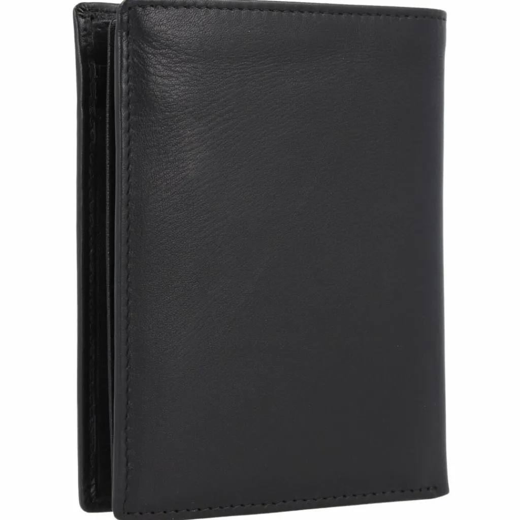 Esquire Herrengeldbörsen Hochformat<Frankfurt Geldbörse RFID Schutz Leder 9.5 cm schwarz