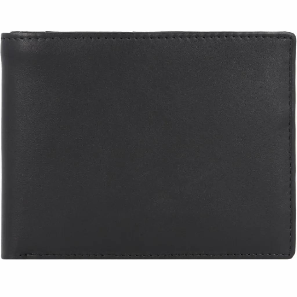 Esquire Herrengeldbörsen Querformat<Frankfurt Geldbörse RFID Schutz Leder 11 cm schwarz