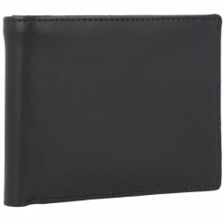 Esquire Herrengeldbörsen Querformat<Frankfurt Geldbörse RFID Schutz Leder 11 cm schwarz