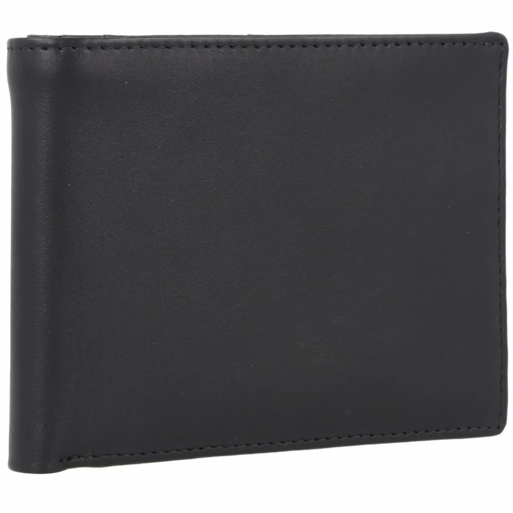 Esquire Herrengeldbörsen Querformat<Frankfurt Geldbörse RFID Schutz Leder 11 cm schwarz