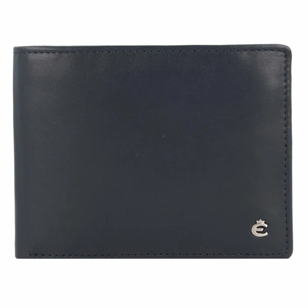 Esquire Herrengeldbörsen Querformat<Harry Geldbörse Leder 12 cm blau