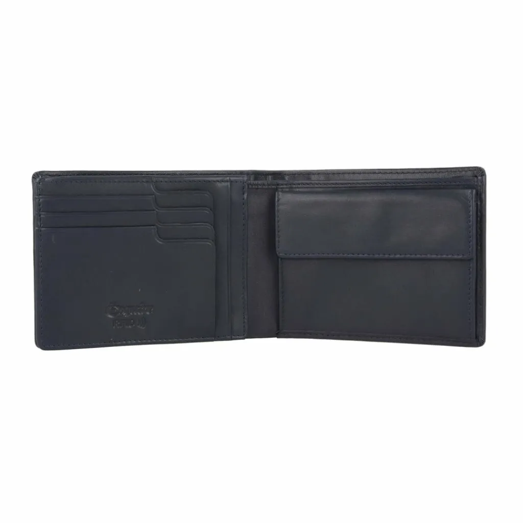 Esquire Herrengeldbörsen Querformat<Harry Geldbörse Leder 12 cm blau