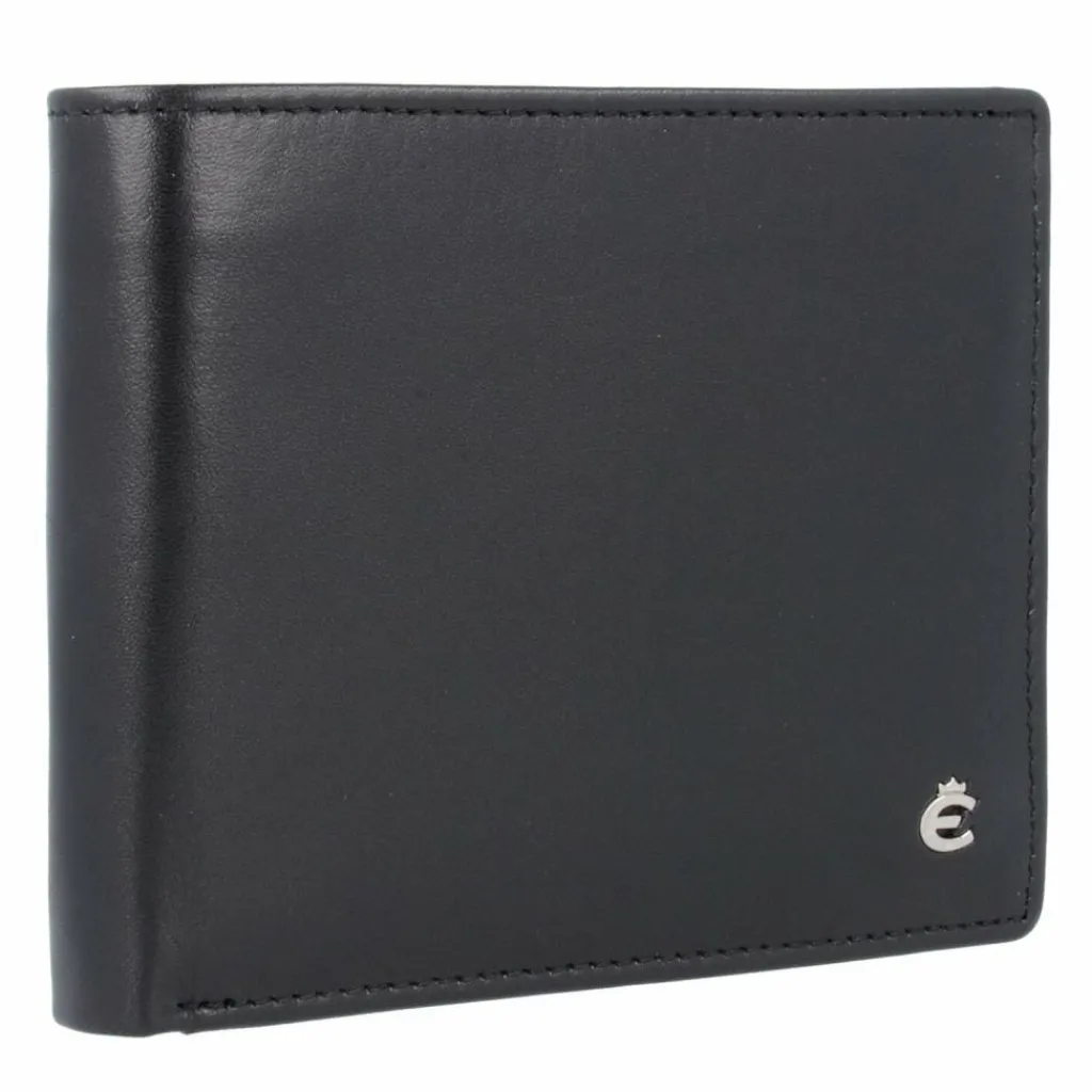 Outlet Esquire Harry Geldbörse Leder 11 cm schwarz