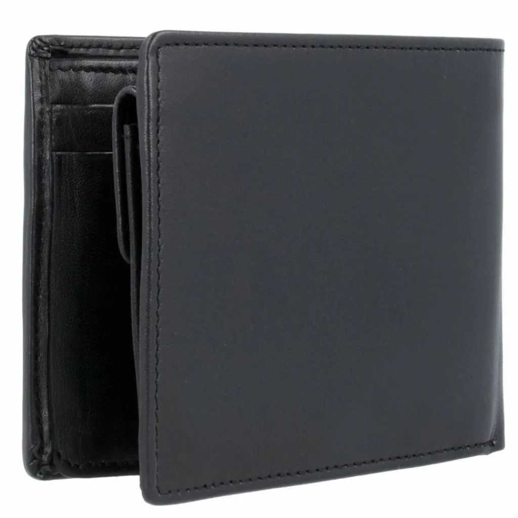 Outlet Esquire Harry Geldbörse Leder 11 cm schwarz