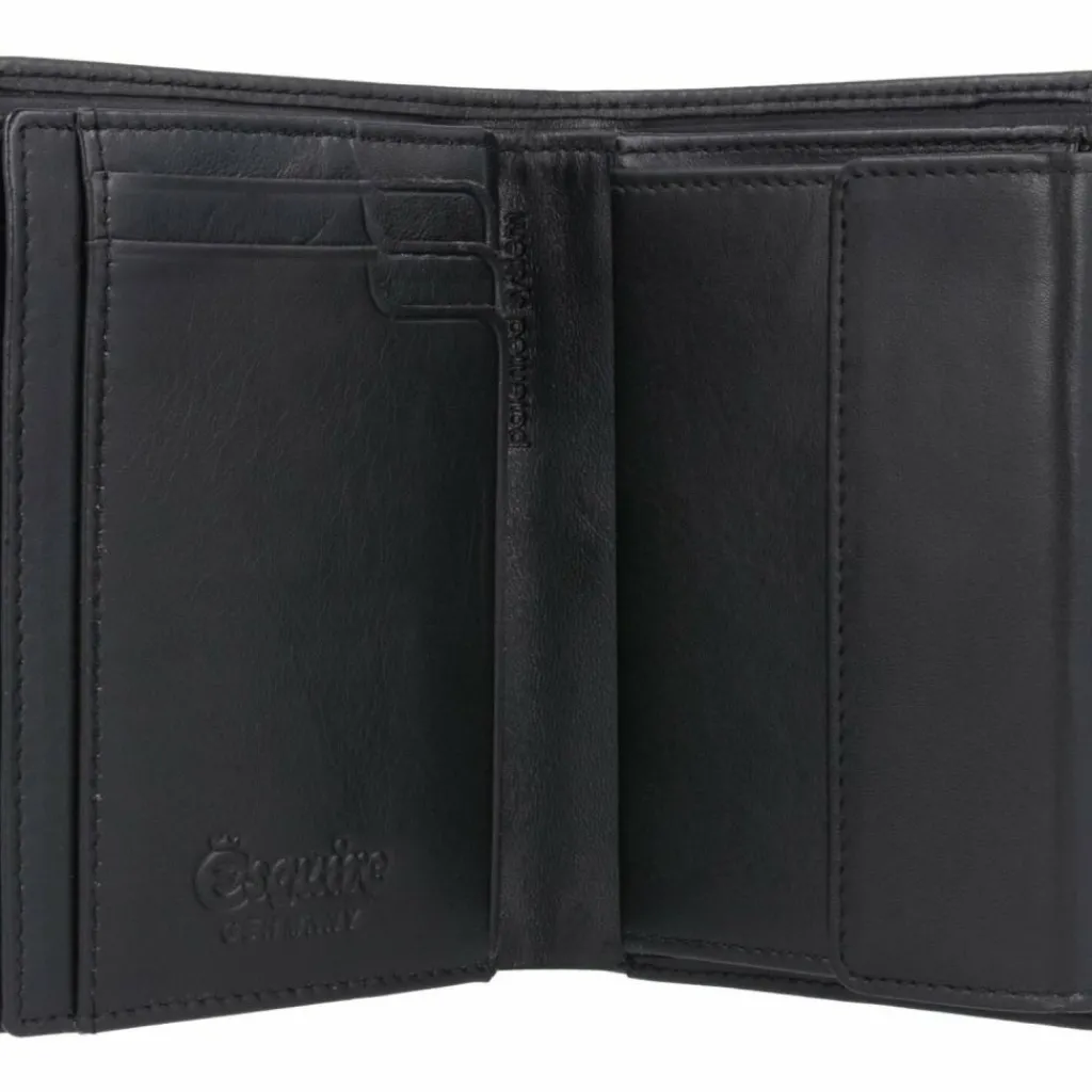 Best Esquire Harry Geldbörse Leder 9,3 cm schwarz