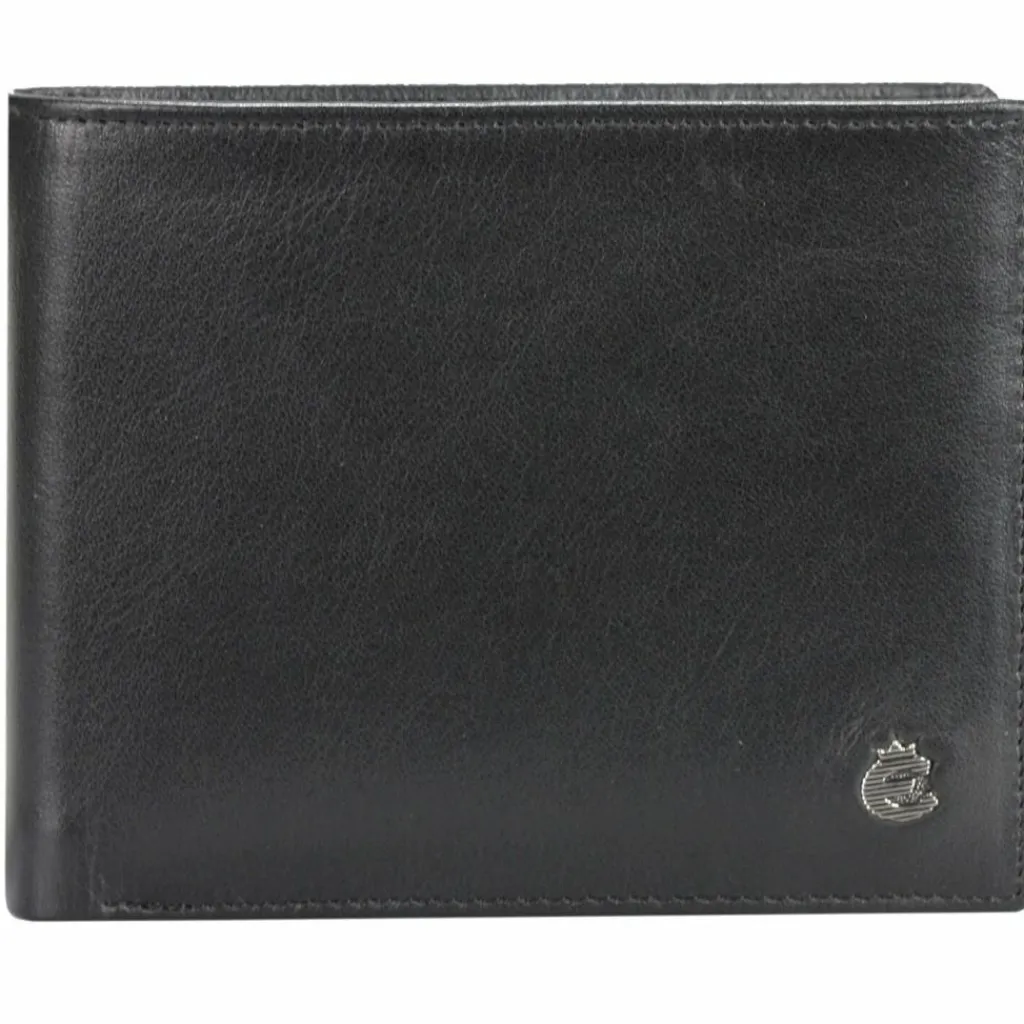 Esquire Herrengeldbörsen Querformat<Harry Geldbörse Leder 12 cm black