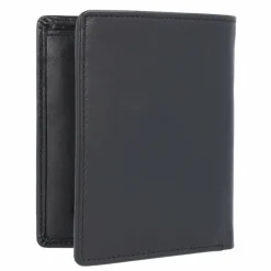 Esquire Harry Kreditkartenetui Leder 8 cm schwarz