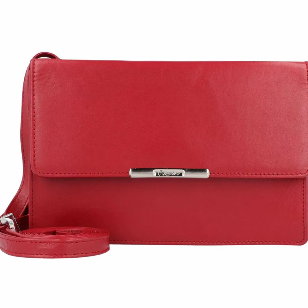 Clearance Esquire Helena Clutch Geldbörse RFID Leder 17,5 cm rot
