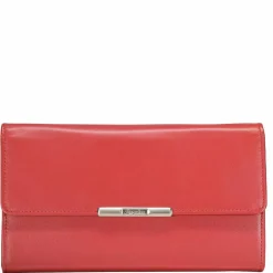 Esquire Damengeldbörsen Querformat<Helena Geldbörse Leder 18 cm rot