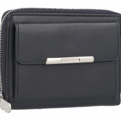 Esquire Damengeldbörsen Querformat<Helena Geldbörse Leder 12 cm blau