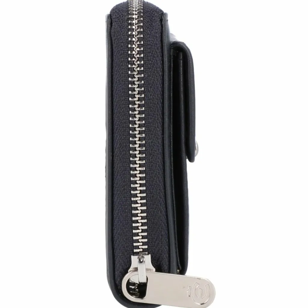 Esquire Damengeldbörsen Querformat<Helena Geldbörse Leder 12 cm blau