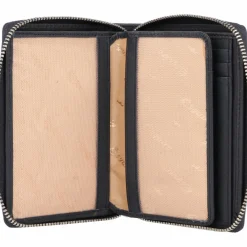 Esquire Damengeldbörsen Querformat<Helena Geldbörse Leder 12 cm blau