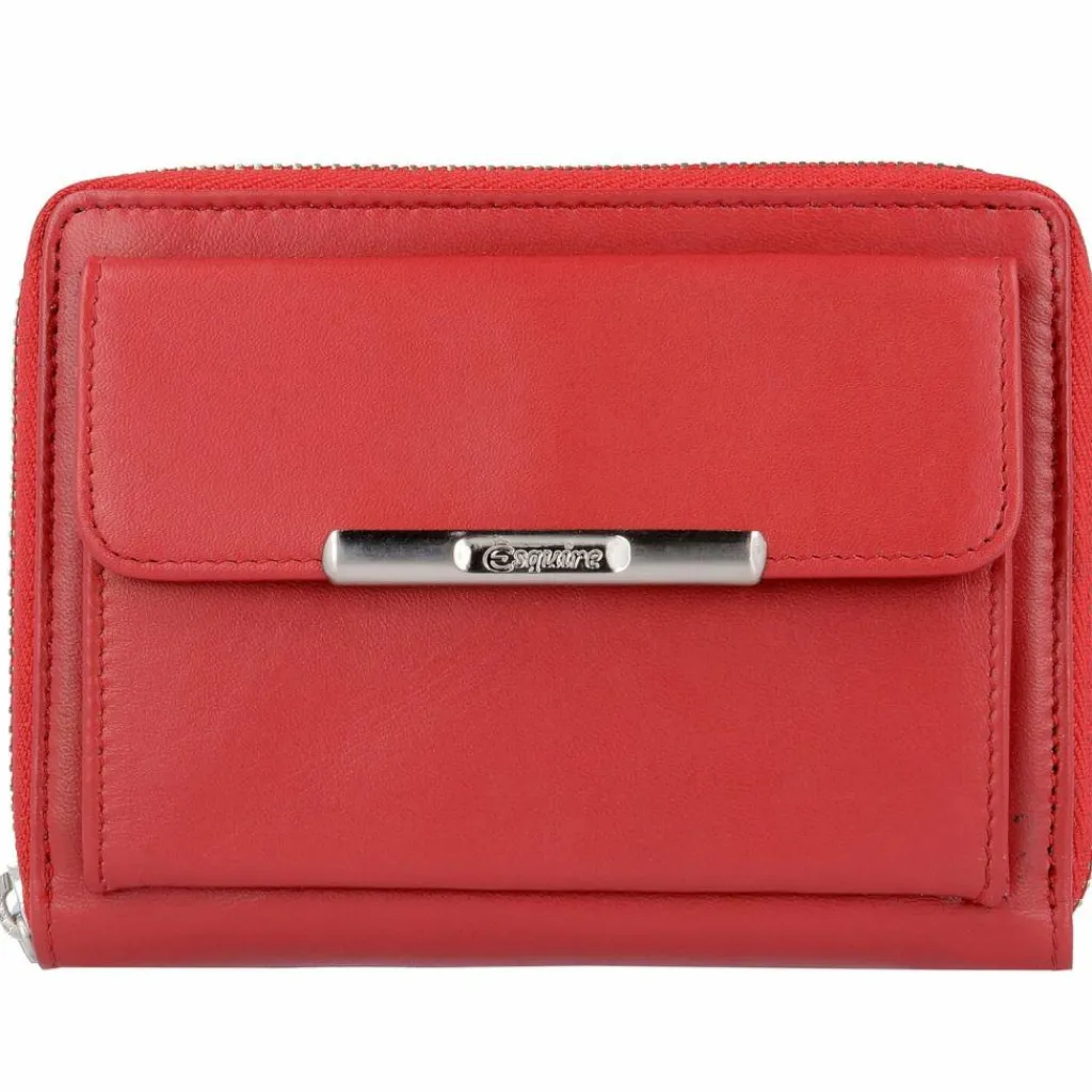 Best Esquire Helena Geldbörse Leder 12 cm rot