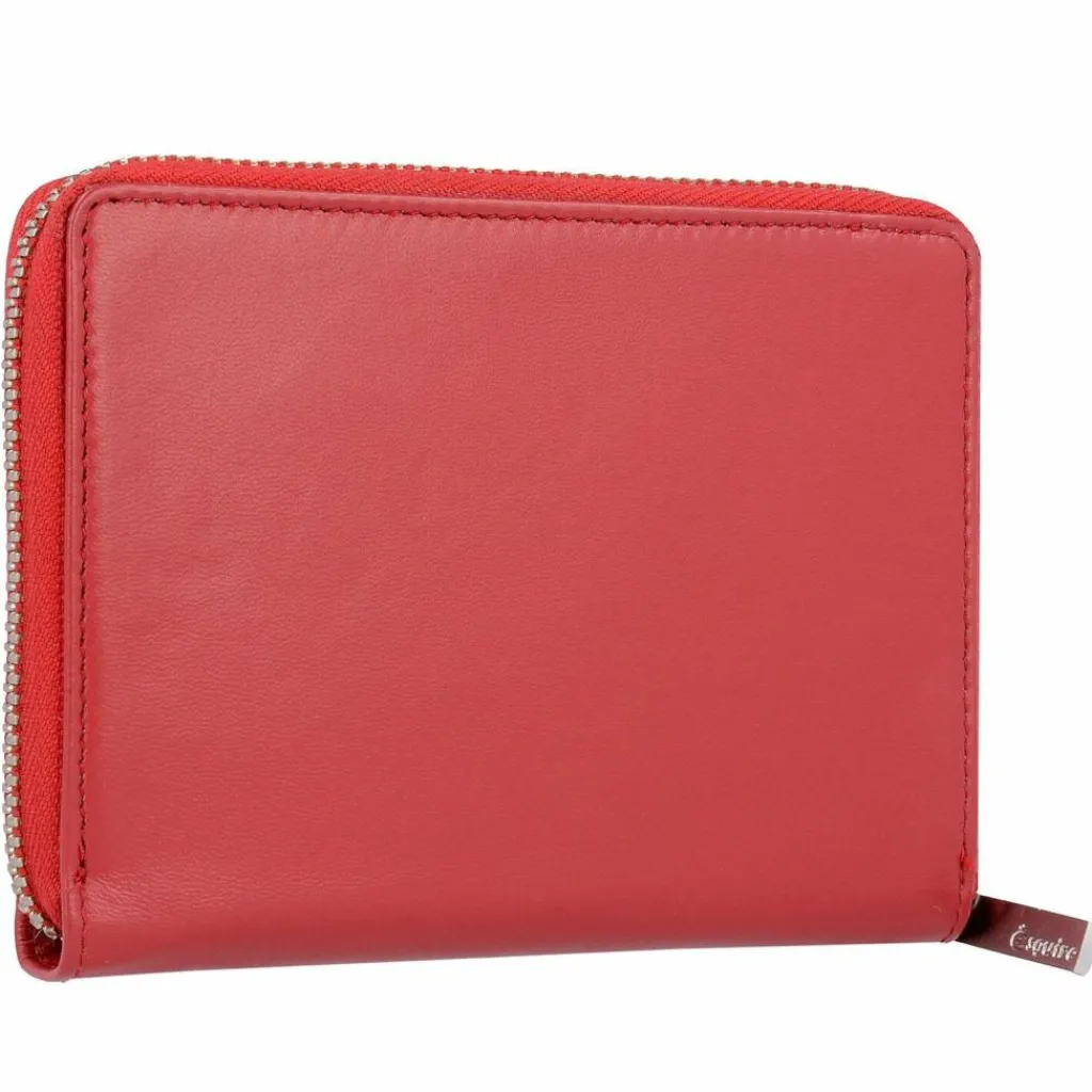 Best Esquire Helena Geldbörse Leder 12 cm rot