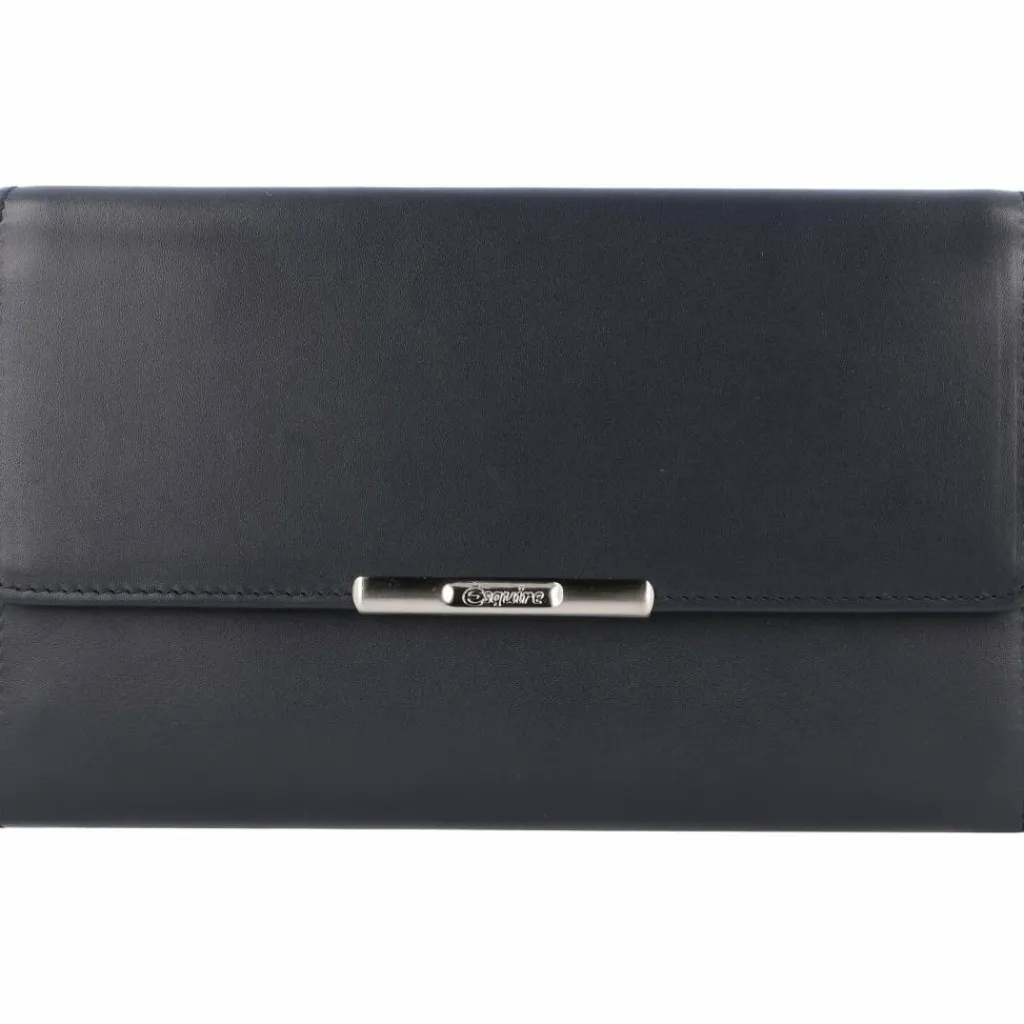 Esquire Damengeldbörsen Querformat<Helena Geldbörse Leder 18 cm blau