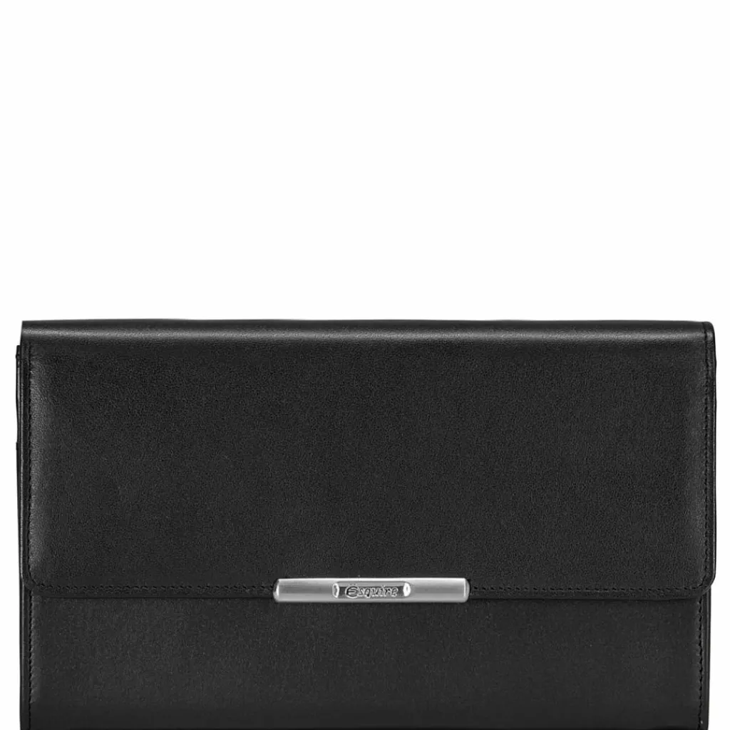 Esquire Helena Geldbörse Leder 18 cm schwarz