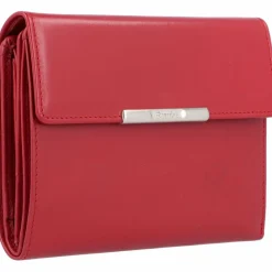 Esquire Damengeldbörsen Querformat<Helena Geldbörse RFID Leder 14 cm rot