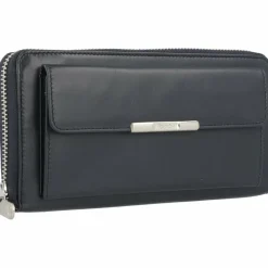 Esquire Damengeldbörsen Querformat<Helena Geldbörse RFID Leder 19 cm blau