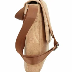 Esquire Messenger Bags|Laptoptaschen<Kork Messenger 39 cm Laptopfach natur