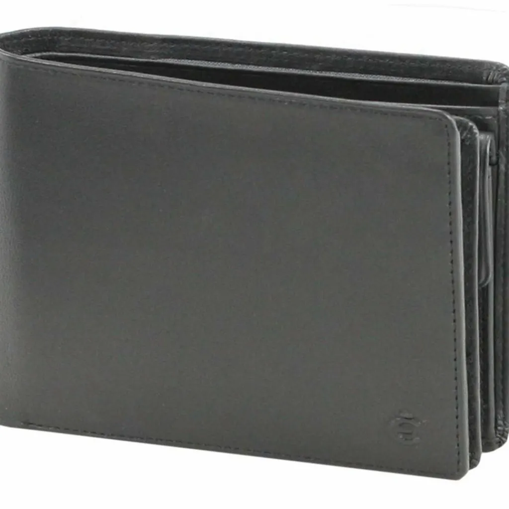 Best Esquire Logo Geldbörse I Leder 12,5 cm schwarz