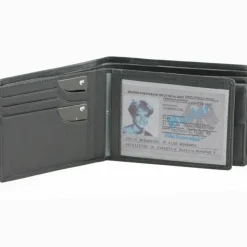 Best Esquire Logo Geldbörse I Leder 12,5 cm schwarz