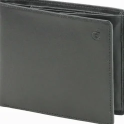 Hot Esquire Logo Geldbörse II Leder 12 cm schwarz