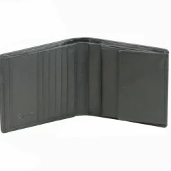 Hot Esquire Logo Geldbörse II Leder 12 cm schwarz