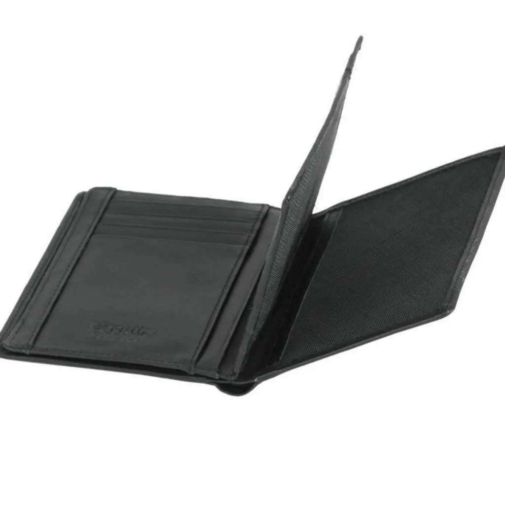 Esquire Herrengeldbörsen Hochformat<Logo Geldbörse Leder 9 cm schwarz