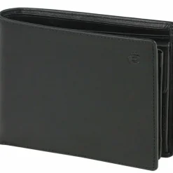 Clearance Esquire Logo Geldbörse V Leder 12,5 cm schwarz