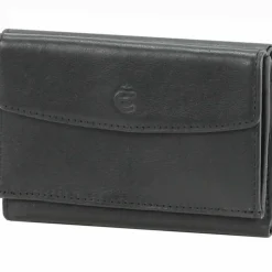 Esquire Herrengeldbörsen Querformat<Logo Geldbörse XII Leder 10 cm schwarz